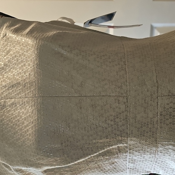 NWT Antonio Melani Elegant Sleeveless, Sequin Neck Sheath Dress, Size 6 - Picture 4 of 11